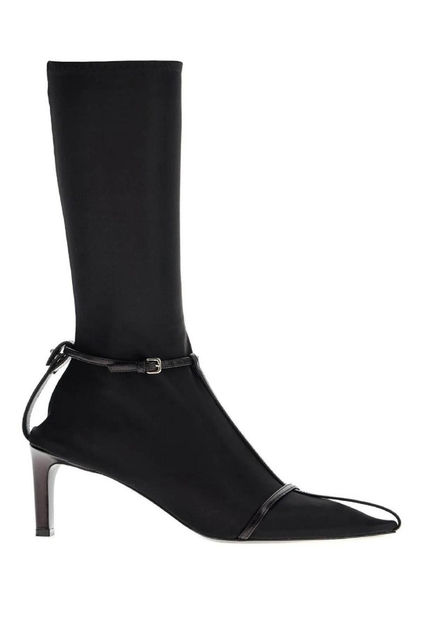 JIL SANDER - 부츠/워커 - 질샌더 여성 부츠 leather ankle boots with buckle straps NB02