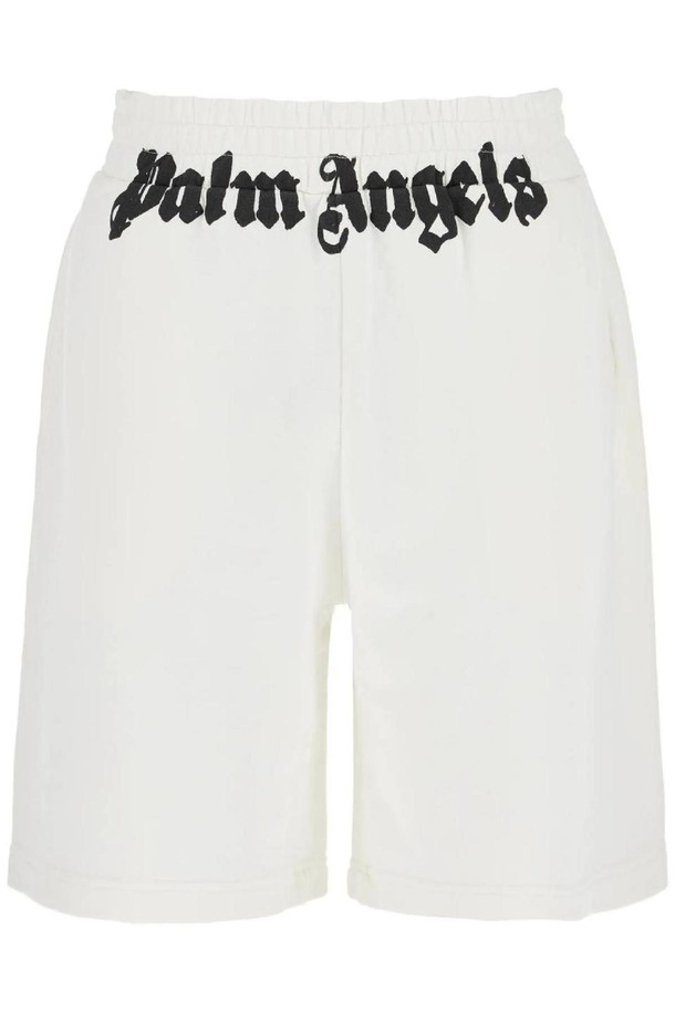 PALMANGELS - 하프팬츠 - 팜앤젤스 남성 숏팬츠 sporty bermuda shorts with logo print NB02