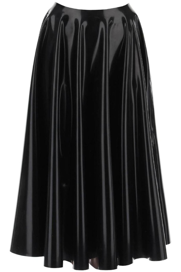 ALAIA - 미디스커트 - 알라이아 여성 스커트 circular skirt in latex NB02