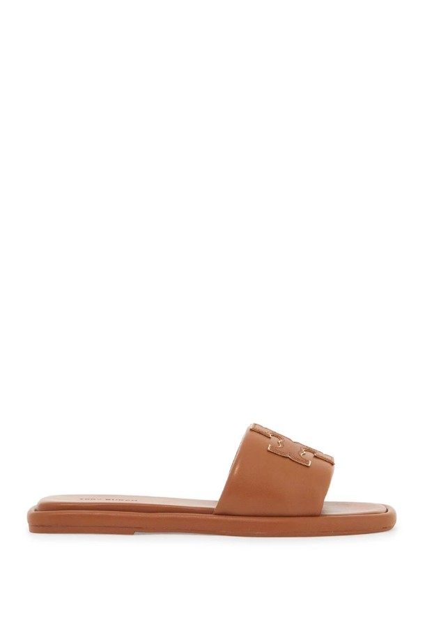 TORY BURCH - 샌들 - 토리버치 여성 샌들 double t leather slides NB02