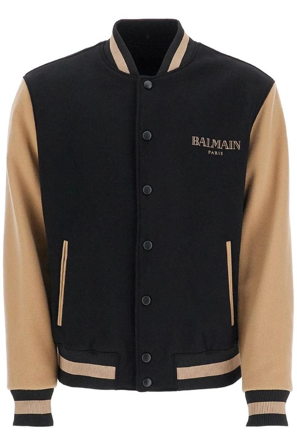 BALMAIN - 블루종/점퍼 - 발망 남성 봄버 자켓 wool and cashmere bomber jacket NB02