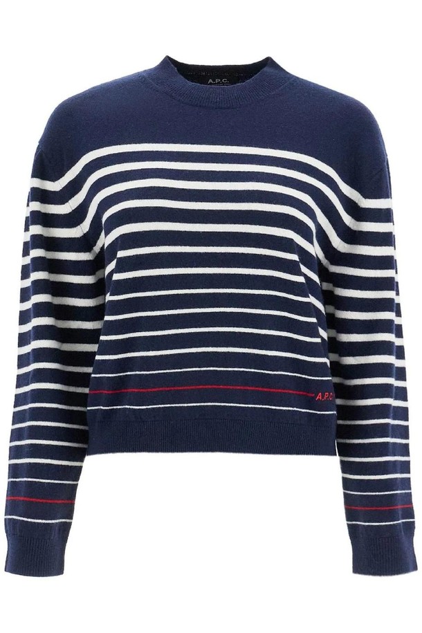 A.P.C. - 스웨터 - 아페쎄 여성 스웨터  striped wool billie pullover NB02