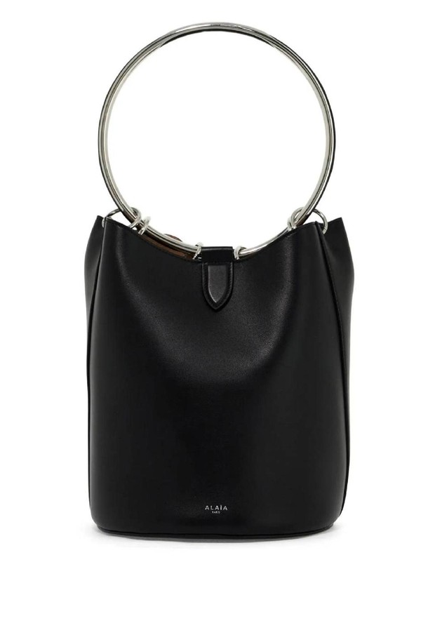 ALAIA - 숄더백 - 알라이아 여성 숄더백 leather ring bucket bag with lar design NB02