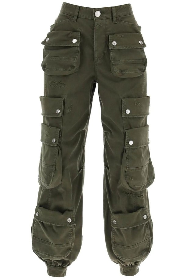 Dsquared2 - 롱/미디팬츠 - 디스퀘어드2 여성 바지 wide leg cargo pants NB02