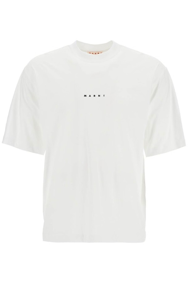 MARNI - 반팔티셔츠 - 마르니 남성 티셔츠 oversized organic cotton t NB02