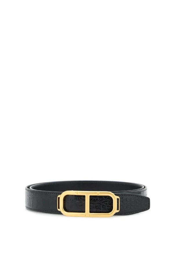 TOM FORD - 벨트 - 톰포드 남성 벨트 reversible belt with t buckle NB02