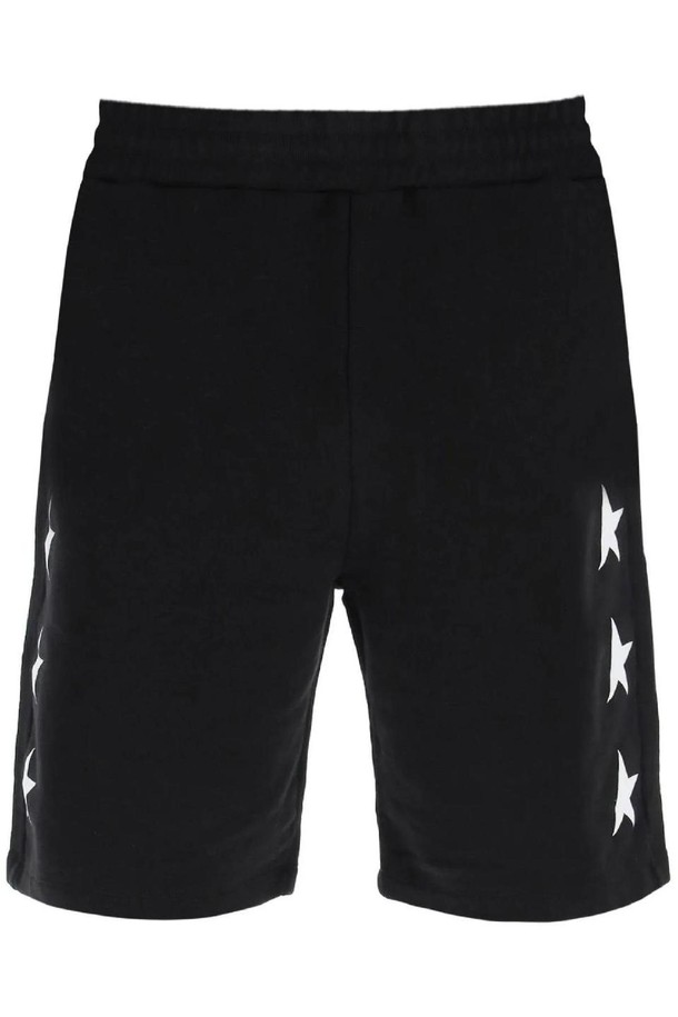 GOLDEN GOOSE  - 하프팬츠 - 골든구스 남성 숏팬츠 diego star short sweatpants NB02