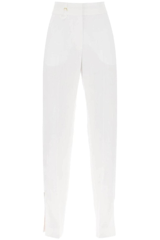 JACQUEMUS - 롱/미디팬츠 - 쟈크뮈스 여성 바지 le pantalon tibau slit pants NB02