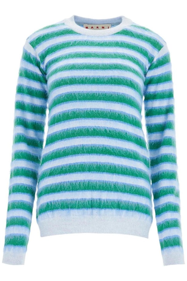 MARNI - 스웨터 - 마르니 여성 스웨터 striped crewneck pullover NB02