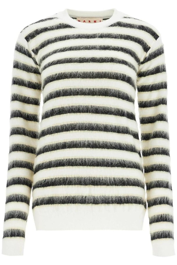 MARNI - 스웨터 - 마르니 여성 스웨터 striped crewneck pullover NB02