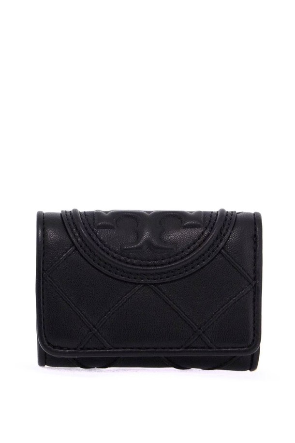 TORY BURCH - 반지갑 - 토리버치 여성 지갑 quilted tri fold fleming NB02