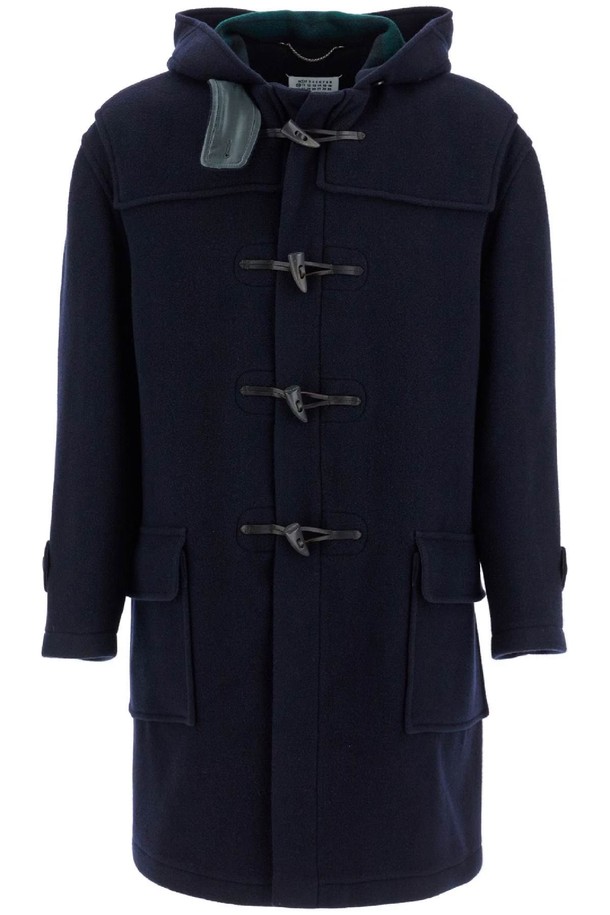 Maison Margiela - 코트 - 메종마르지엘라 남성 코트 woolen montgomery coat with hood NB02