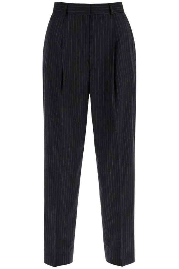 TOTEME - 롱/미디팬츠 - 토템 여성 바지 double pleated pinstripe trousers NB02