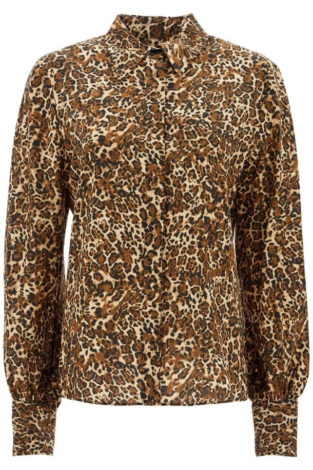 ISABEL MARANT - 셔츠 - 이자벨마랑 여성 셔츠 블라우스 teysa silk leopard print NB02