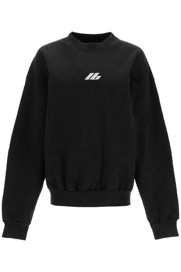 BALENCIAGA - 스웨터 - 발렌시아가 여성 맨투맨 후드 reflective logo sweatshirt with NB02