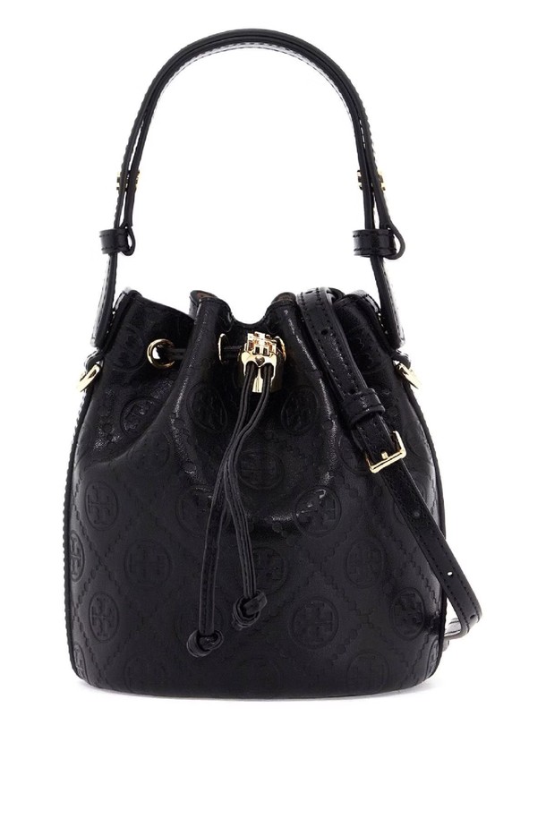 TORY BURCH - 숄더백 - 토리버치 여성 숄더백 mini t monogram leather bucket bag NB02