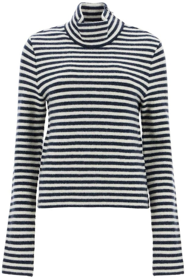 JIL SANDER - 스웨터 - 질샌더 여성 스웨터 striped boiled wool knit pullover sweater NB02