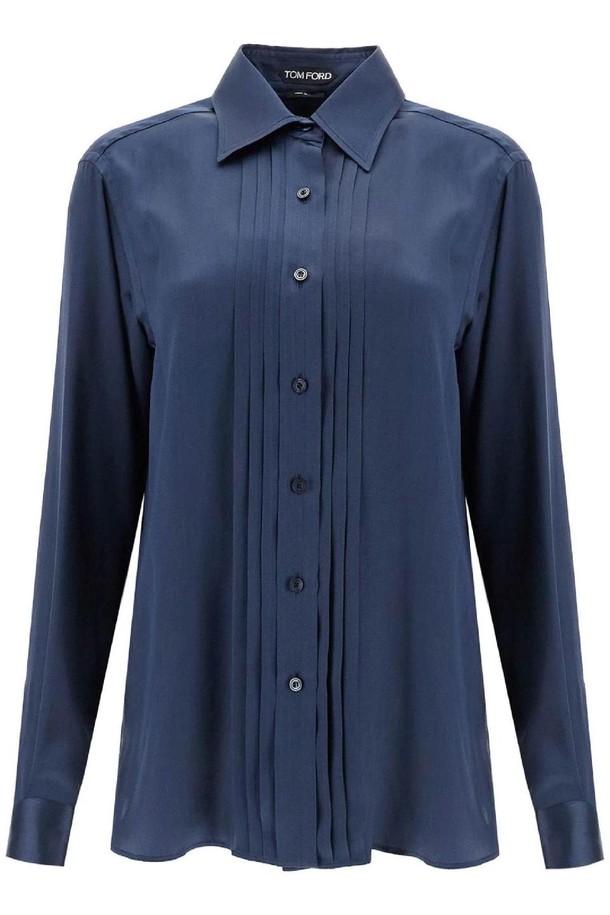 TOM FORD - 셔츠 - 톰포드 여성 셔츠 블라우스 silk charmeuse blouse shirt NB02