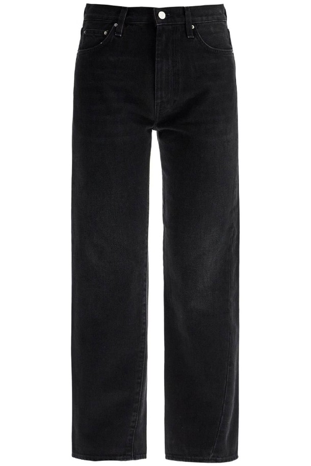 TOTEME - 데님 - 토템 여성 청바지 faded black organic cotton jeans with twisted seams NB02