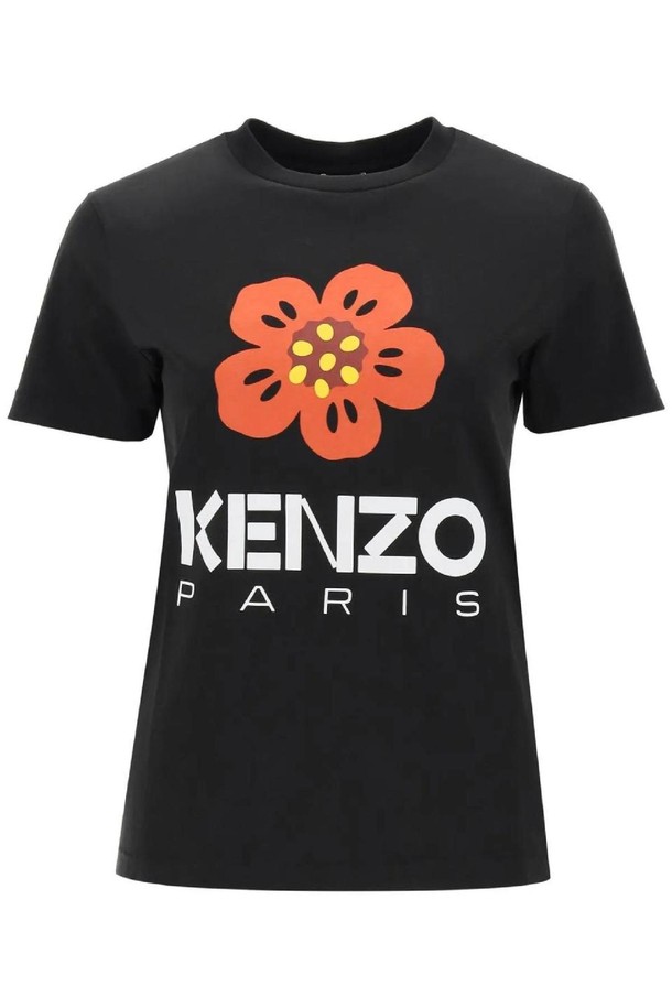 KENZO - 반소매 티셔츠 - 겐조 여성 티셔츠 boke flower printed t shirt NB02