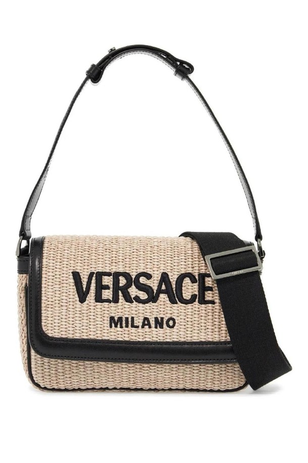 VERSACE - 숄더/크로스백 - 베르사체 남성 메신저백 versace milano raffia bag NB02