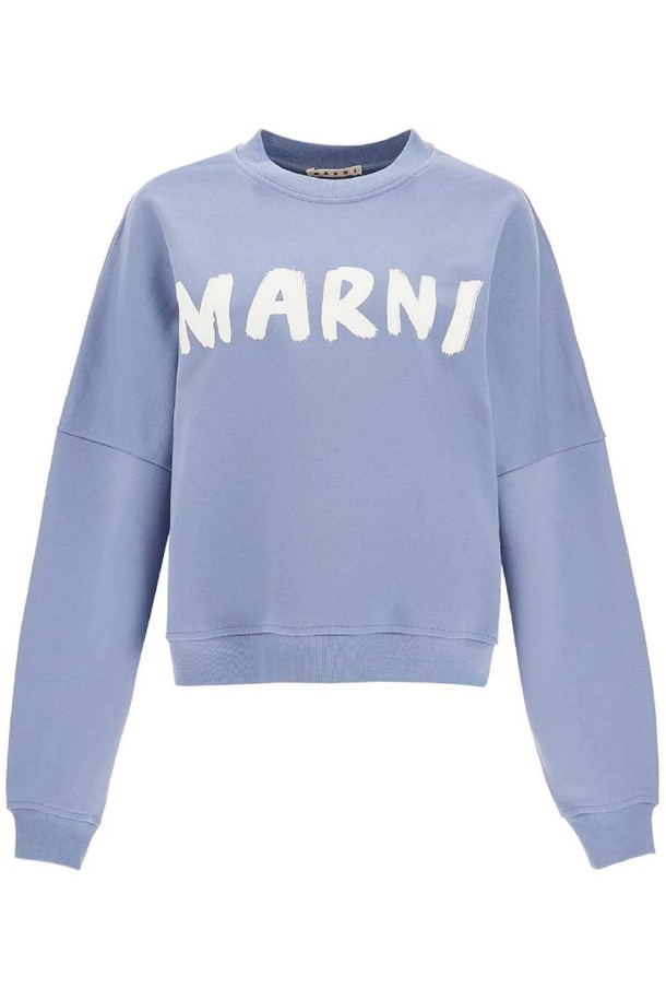 MARNI - 스웨터 - 마르니 여성 맨투맨 후드 crewneck sweatshirt with logo NB02