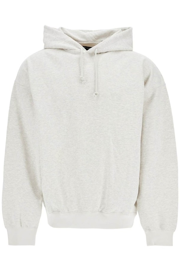 Y-3 - 스웨트셔츠 - 요지야마모토 남성 맨투맨 후드 light grey cotton and recycled polyester hoodie for men NB02