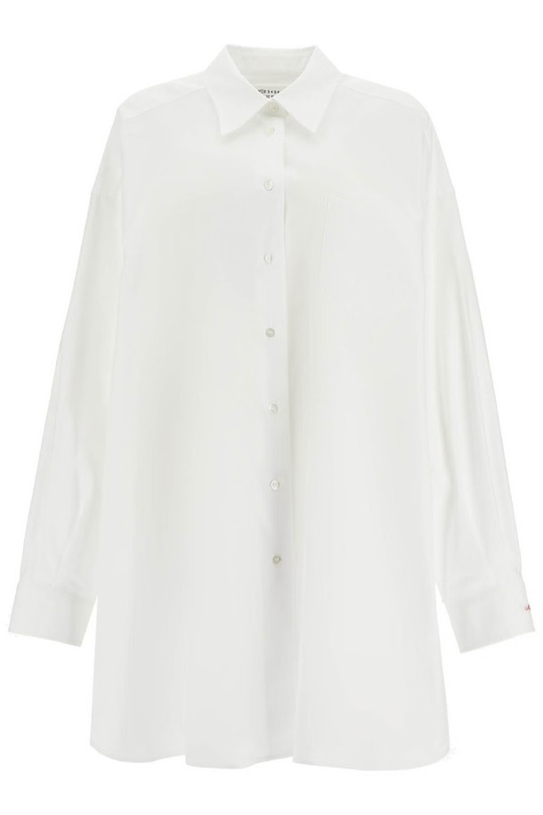 MAISON MARGIELA - 셔츠 - 메종마르지엘라 여성 셔츠 블라우스 maxi oxford shirt in italian NB02