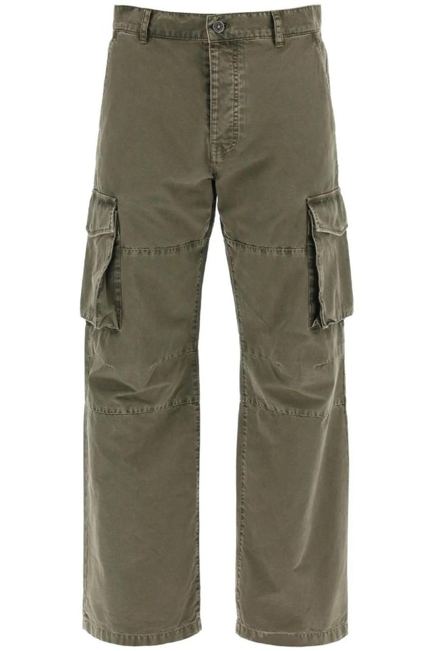 GOLDEN GOOSE  - 슬랙스/수트팬츠 - 골든구스 남성 바지 cargo canvas pants for men NB02