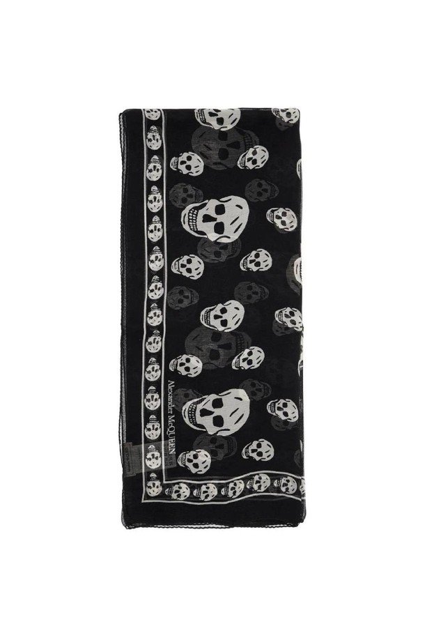 Alexander McQueen - 스카프/머플러 - 알렉산더 맥퀸 여성 스카프 silk skull scarf NB02