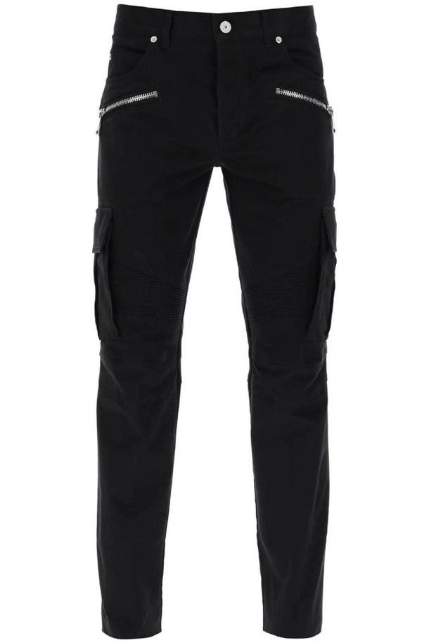 BALMAIN - 슬랙스/수트팬츠 - 발망 남성 바지 tapered cargo pants NB02