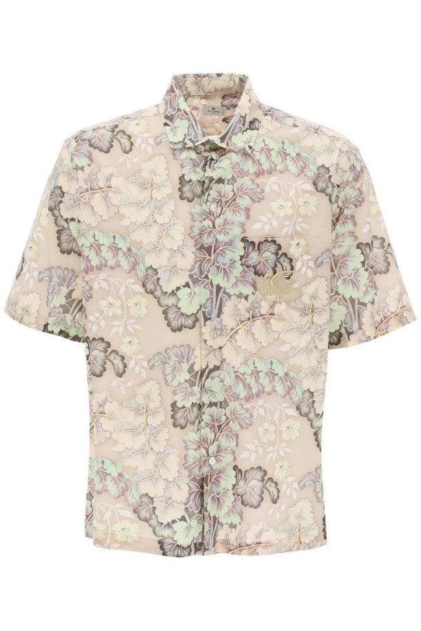 ETRO - 긴팔셔츠 - 에트로 남성 셔츠 short sleeved floral shirt NB02