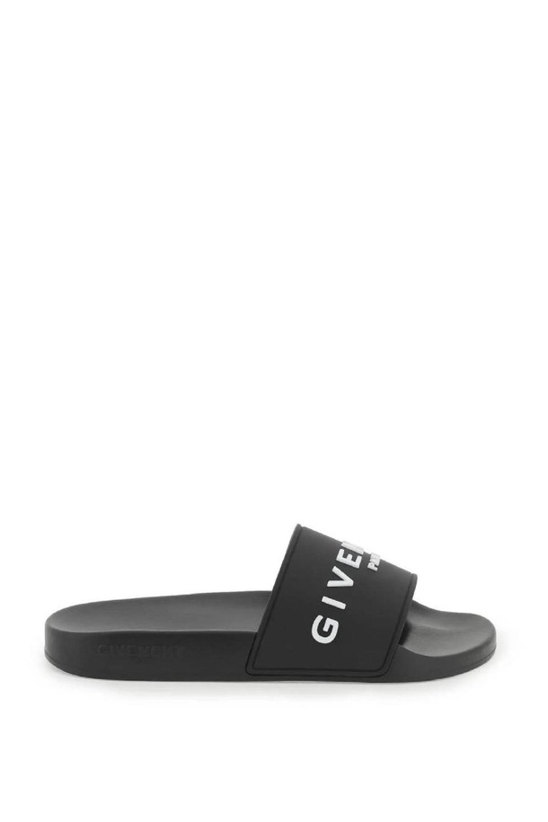 GIVENCHY - 샌들 - 지방시 여성 뮬 logo rubber slides NB02