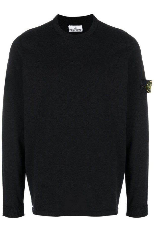 STONE ISLAND - 스웨터 - 스톤아일랜드 남성 스웨터 LOGO COTTON CREWNECK SWEATER NB30