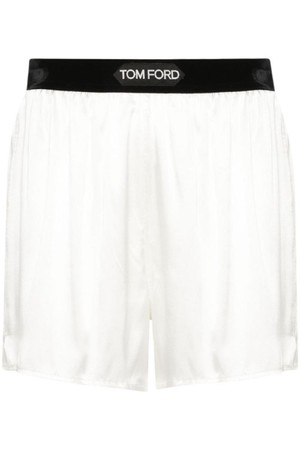 톰포드 여성 반바지 LOGO SILK SHORTS NB30