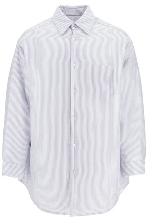 메종마르지엘라 남성 파카 striped padded overshirt with NB02