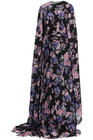 발렌시아가 여성 원피스 maxi pleated dress with circular structure NB02