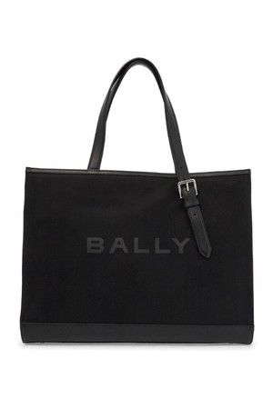 발리 남성 토트백 east west nylon and leather tote bag NB02