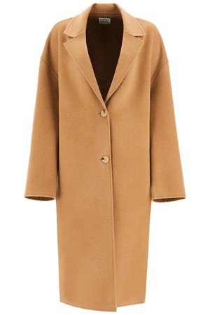 토템 여성 코트 wool blend cocoon coat with NB02