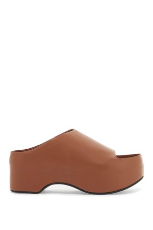 마르니 여성 뮬 chunky clog sabot with NB02