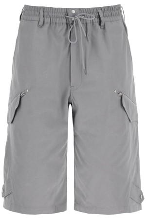 요지야마모토 남성 숏팬츠 canvas multi pocket bermuda shorts  NB02