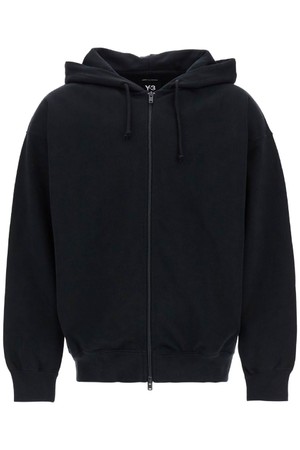 요지야마모토 남성 맨투맨 후드 black cotton zip hoodie NB02