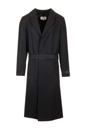 엠엠식스 메종마르지엘라 남성 코트 Wool coat with belt NB19