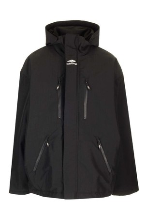 발렌시아가 남성 자켓 Black  3b Sports Icon  technical jacket NB19