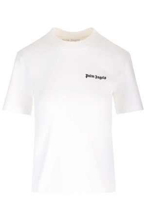 팜앤젤스 여성 티셔츠 White t shirt with logo NB19