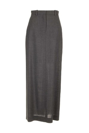 더로우 여성 스커트 fluid wool long skirt NB19