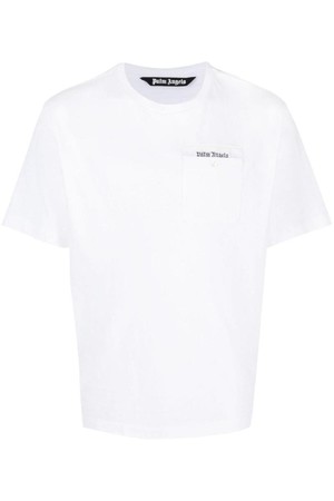 팜앤젤스 남성 티셔츠 White t shirt with pocket NB19