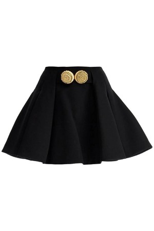 발망 여성 스커트 pleated mini skirt with snail NB02