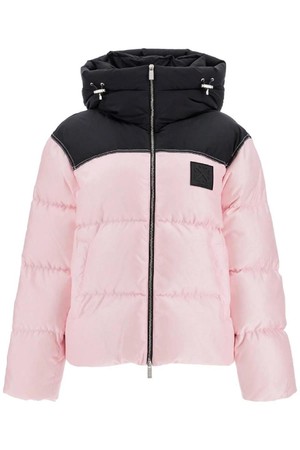 오프화이트 여성 패딩 oversized down jacket with NB02