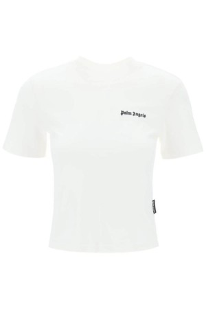 팜앤젤스 여성 티셔츠  round neck t shirt with embroidered NB02